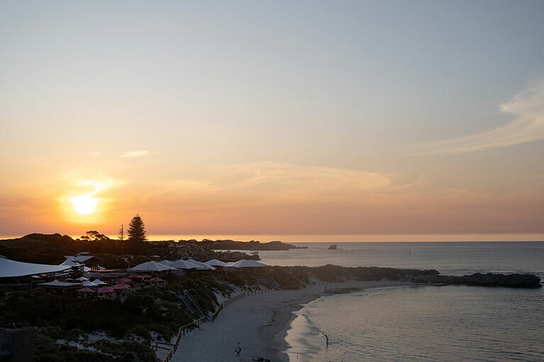 夕景が美しい。