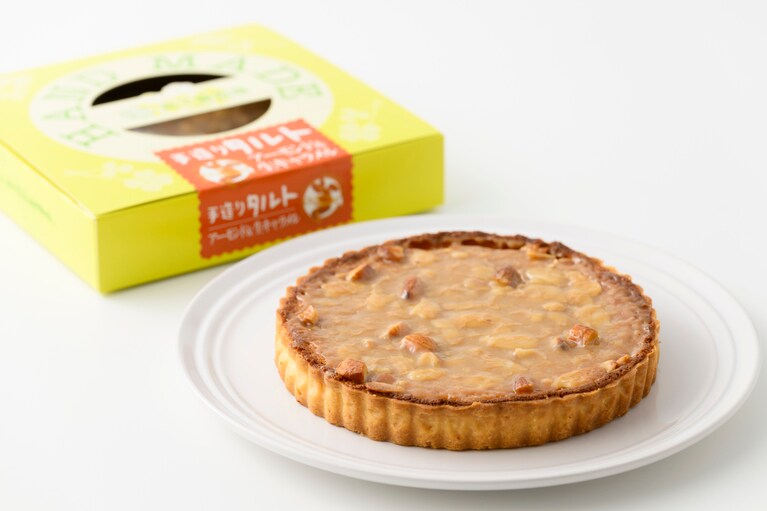 手造りタルト アーモンド＆生キャラメル 1,500円。