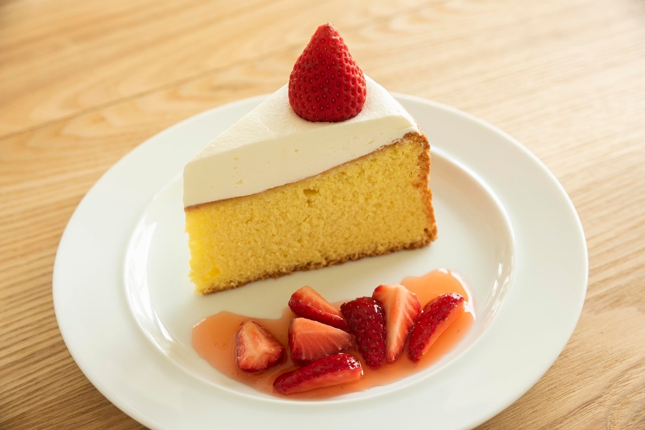期間限定メニューの“ヴィクトリアスポンジケーキ”