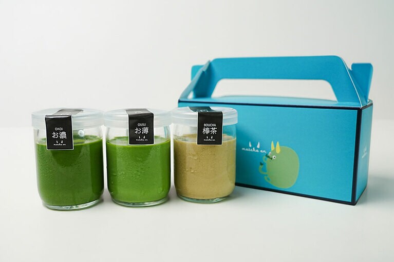 抹茶庵「抹茶プリンセット」1,310円（3個入）／福井県