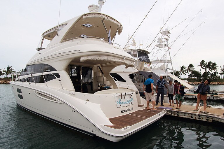 桟橋はコオリナ地区にある。