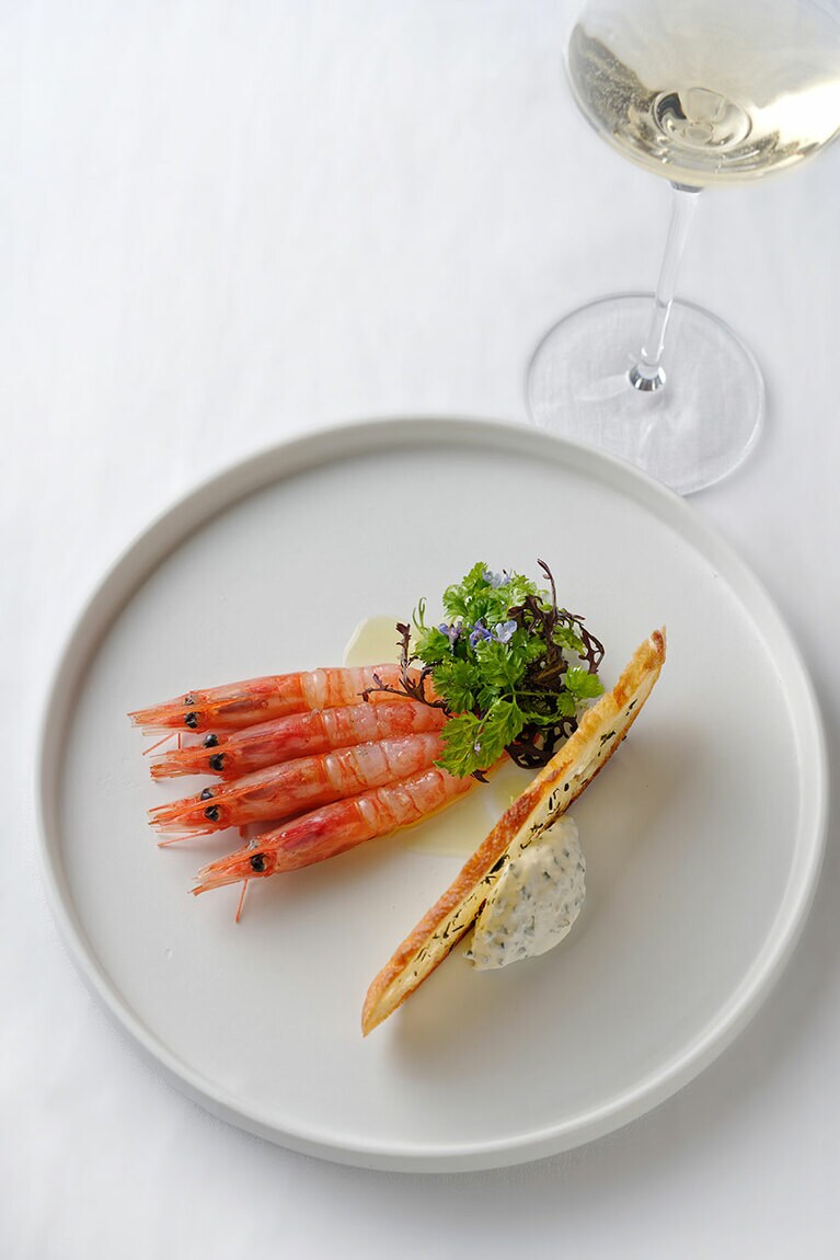 カーブドッチヴィネスパ［新潟／角田山温泉］料理一例。