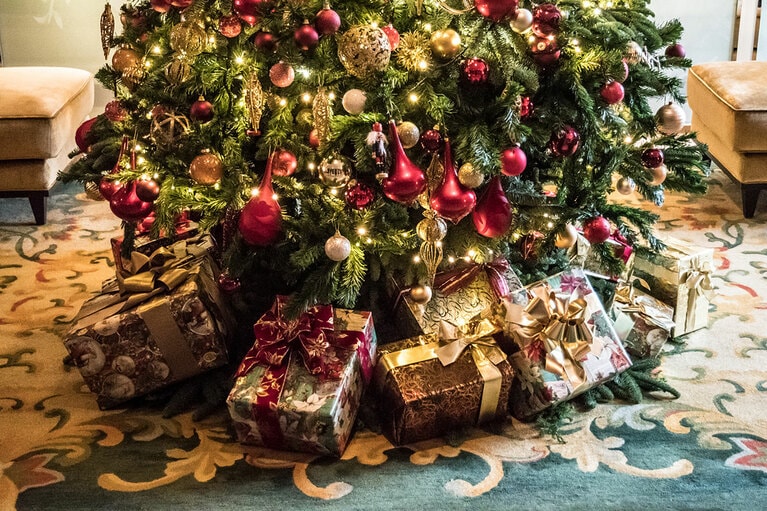 シャングリ・ラ 東京のクリスマスツリー。