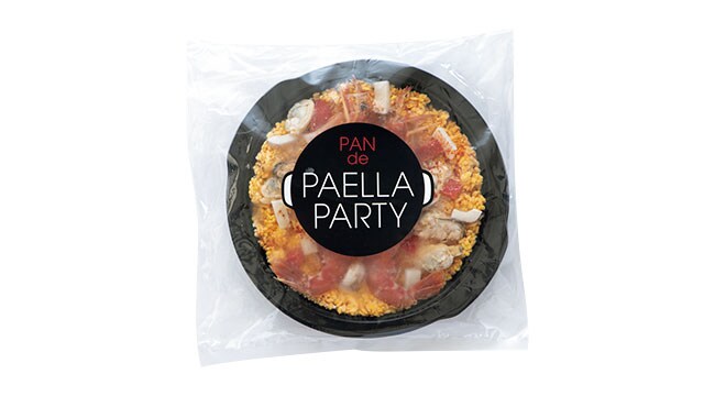 海老と魚介のパエリア 1個・3～4人前 1,650円／パンdeパエリア