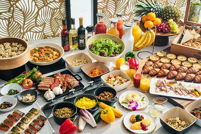 オールデイダイニング「Parade（パレード）」の朝食ビュッフェのイメージ。