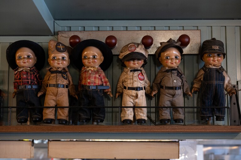 飾られているものもアメリカン。