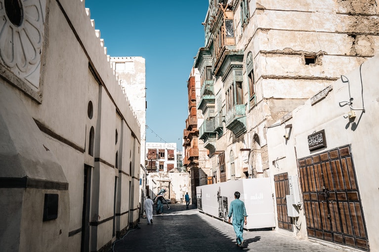 紅海国際映画祭の会場は、世界文化遺産ジッダ歴史地区「アル・バラド」にあります。