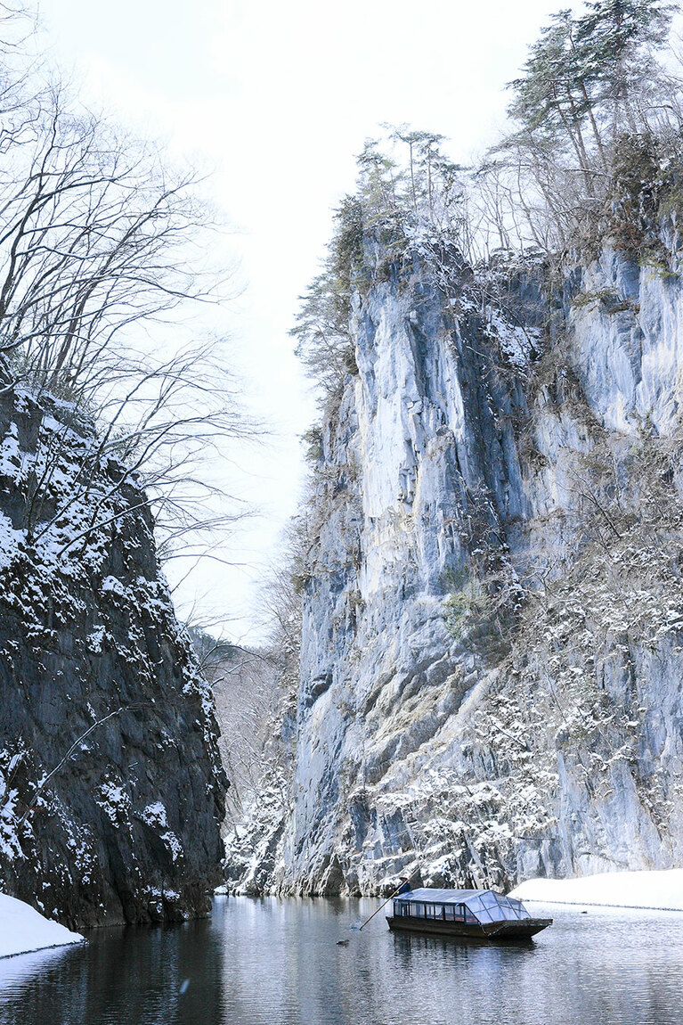 【岩手県】猊鼻渓。