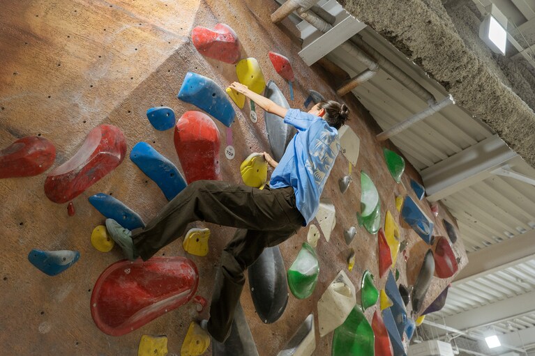 自分で考えて、感じてルートを攻略するのがボルダリングの醍醐味。