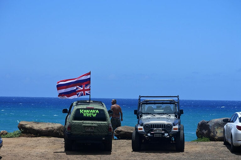 週末でも旅行者の姿はあまり見かけません。