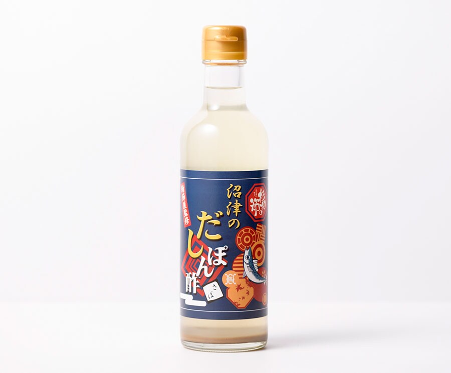 杉初水産「沼津のだしぽん酢」300ml 500円(税抜)。