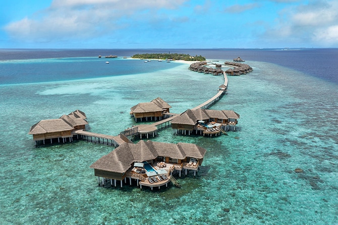 フヴァフェンフシはバンガローやパビリオンが46棟。