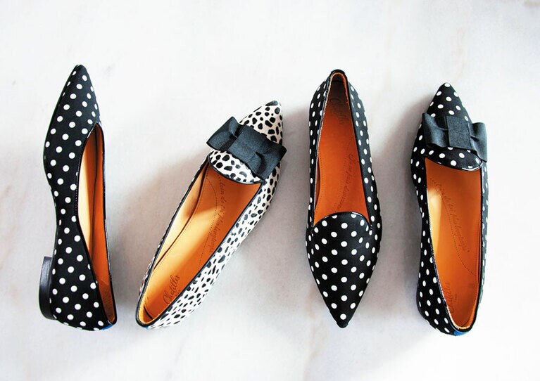 足取りが軽くなるような心弾むドット。