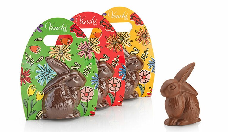 ミルクチョコレート バニー。2,700円。ウサギの形のミルクチョコレート。