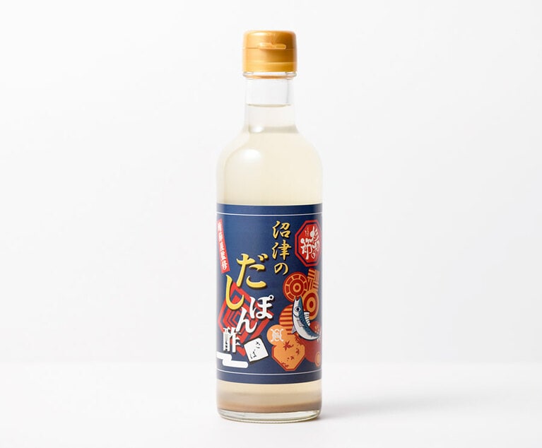 杉初水産「沼津のだしぽん酢」300ml 500円(税抜)。
