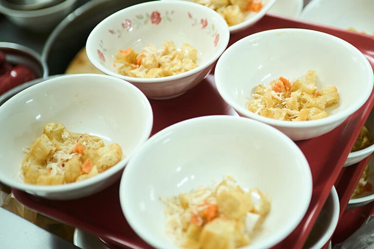 台湾の朝食を味わえる。