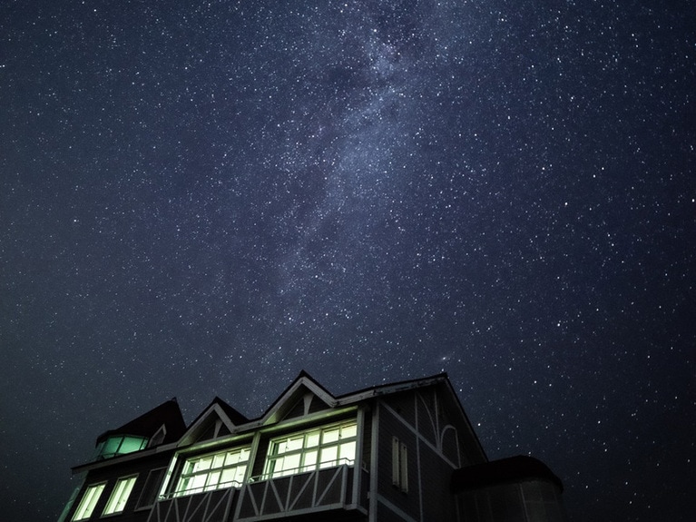 六呂師高原の星空。