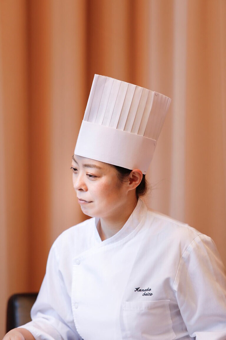 メートル・ショコラティエの齋藤香南子。