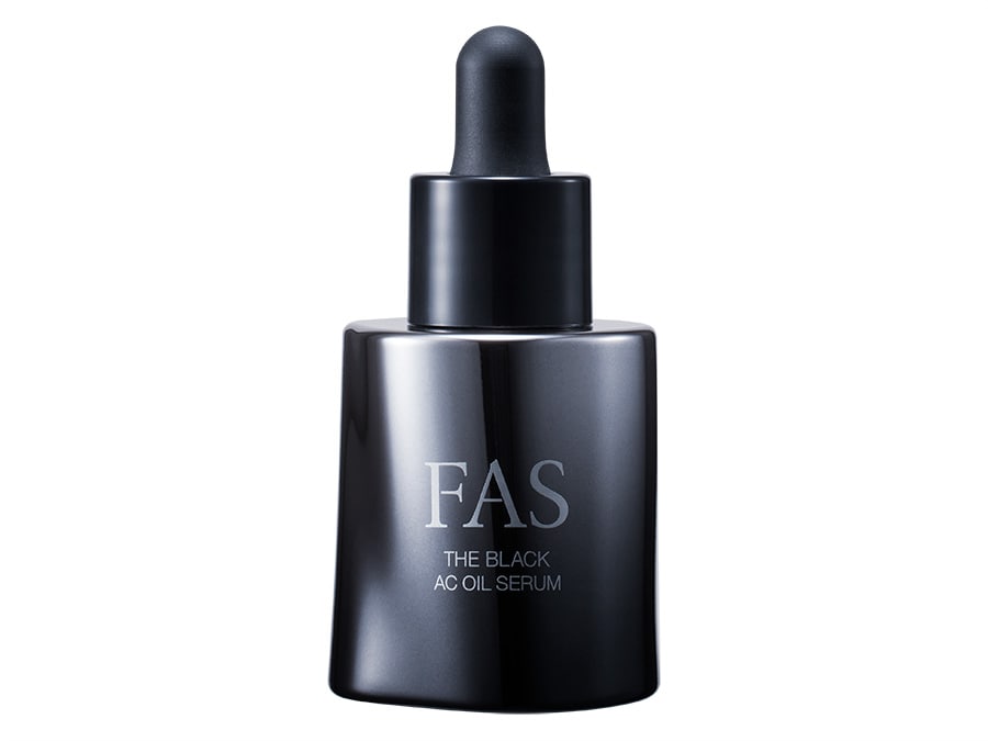 FAS ザ ブラック エーシーオイルセラム 30mL 12,100円。