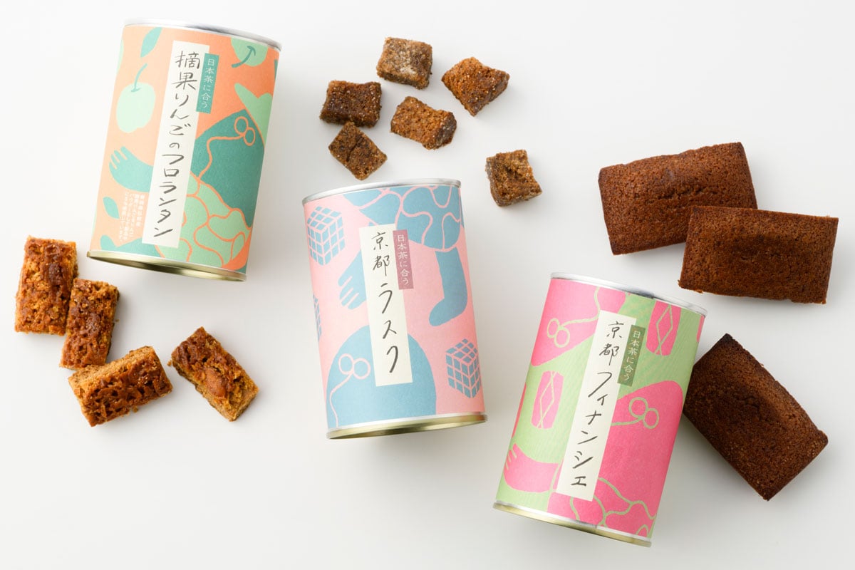 日本茶に合う焼き菓子缶 各918円～／GOOD NATURE STATION