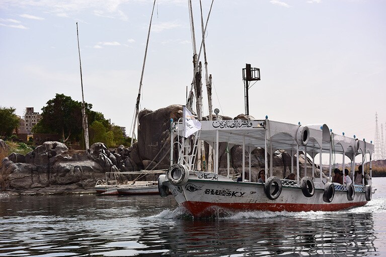 文明を育んだナイル川。水の眺めに癒される。