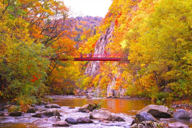 【北海道】定山渓温泉。