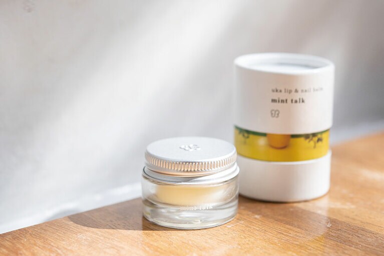 リップ＆ネイルバーム ミントトーク 15mL 3,500円／uka Tokyo head office