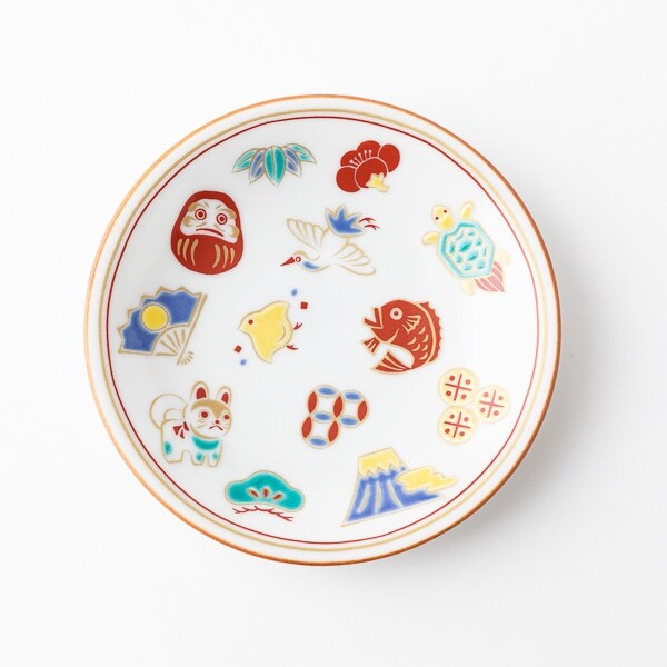 「九谷焼 豆皿 吉祥紋」1,650円／AKOMEYA TOKYO