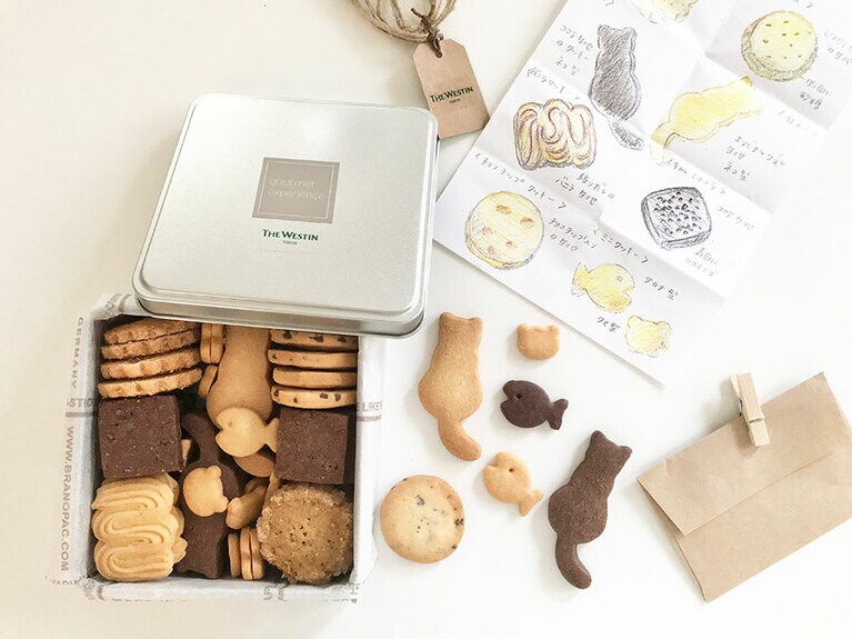 ペストリーブティック「ウェスティン デリ」のホテルメイドクッキーアソート 3,600円(税別)。