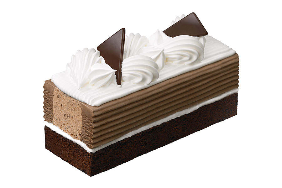 ３１ ダブルチョコレートケーキ made from チョコレートフレーバーズ 約6.5×約15×約5.8cm 2,500円／サーティワン アイスクリーム