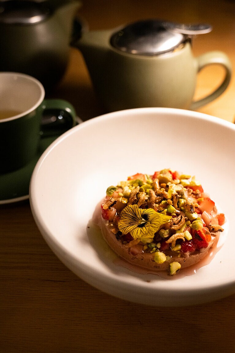 チョコレートのムース。