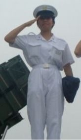 1年生、定期訓練にて（本人提供）