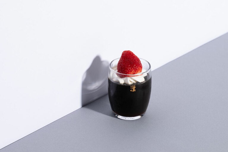 「コーヒーゼリー」648円。