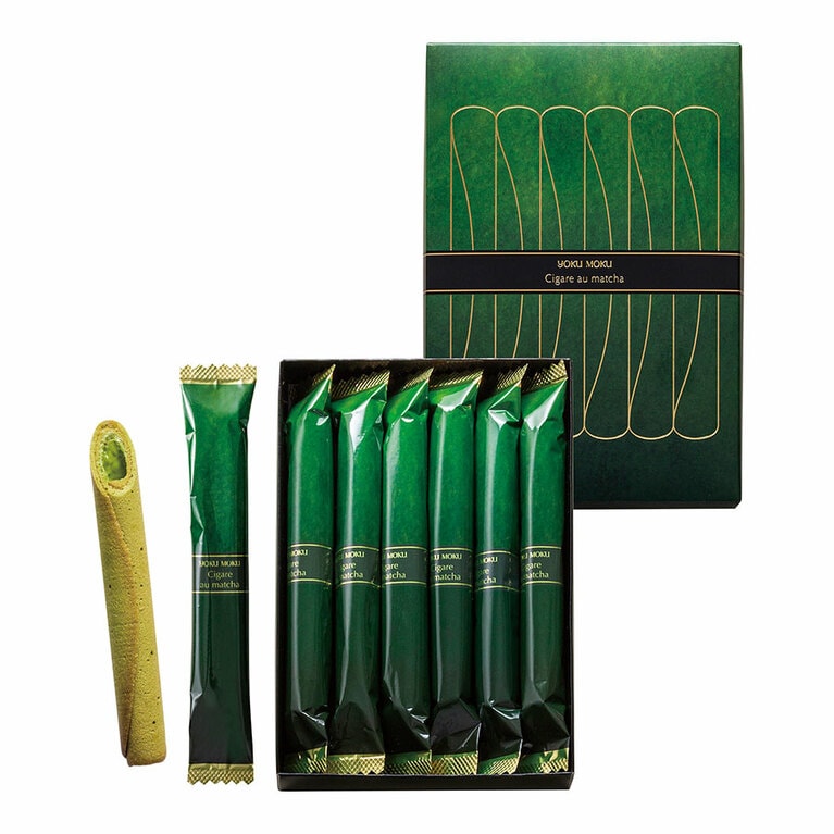 「シガール オゥ マッチャ」6本入り 864円(税込)。