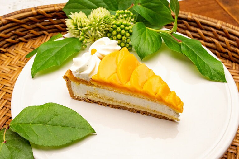 「マンゴーのショートケーキタルト～バニラ風味～」piece 788円。