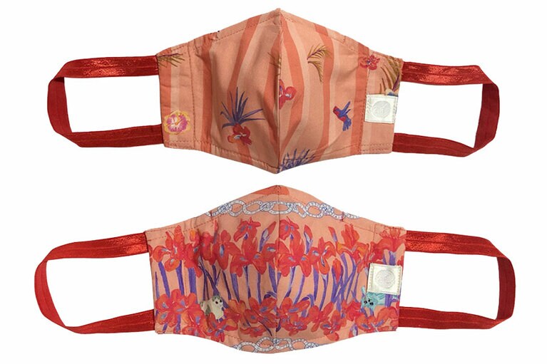 ［VL BY VEE］HAPPY DAILY MASKS／Sanctuary Island／Orange 各1,800円。