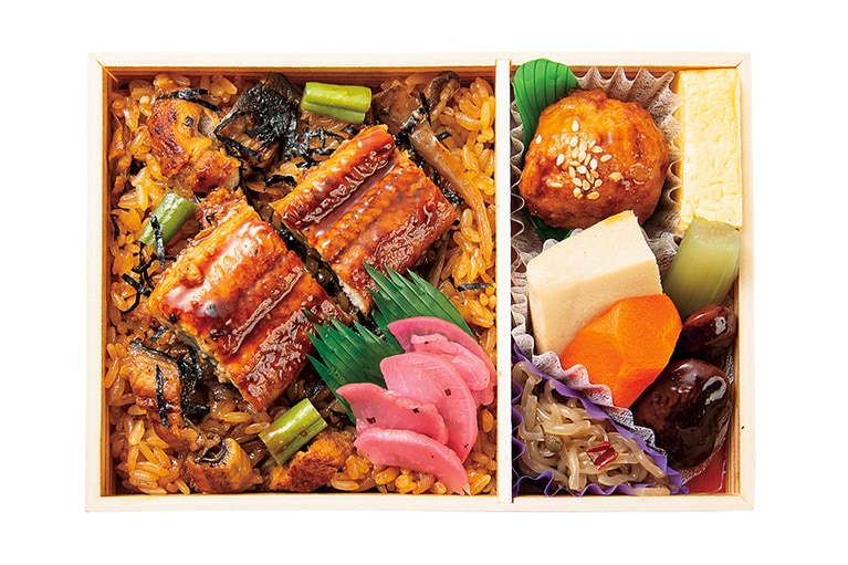 おこわ米八「鰻おこわ弁当」 1,296円。