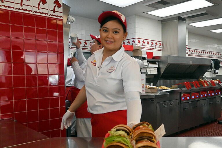 細かくオーダーできるので、自分流のハンバーガーに仕上げられます。