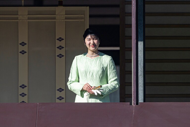 2025年、新年一般参賀での愛子さま　©文藝春秋