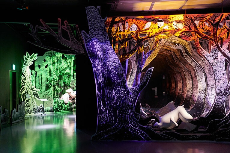 コケムス3階の展示。