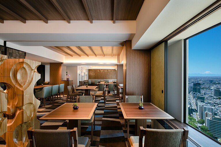 気分爽快な眺望のエグゼクティブラウンジ。