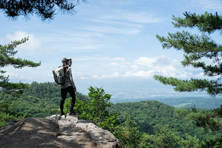 まだトレッキング前ですが、パノラマ台駅のすぐそばにもこんな見晴らしのいいスポットが。