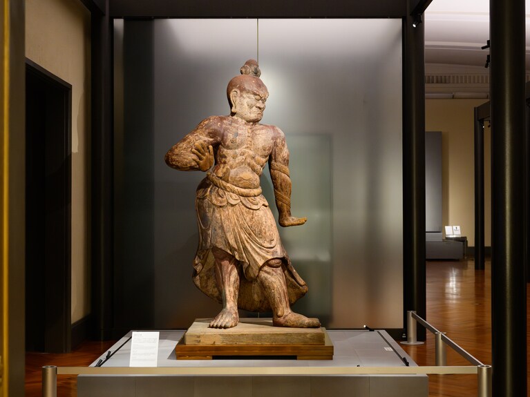 金剛力士立像 吽形（うんぎょう） 平安時代・12世紀 東京国立博物館蔵