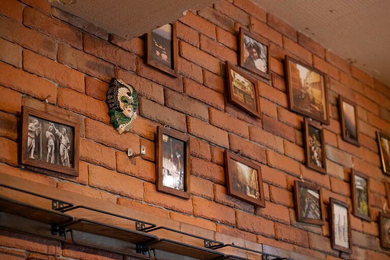 壁もイタリア度高し！