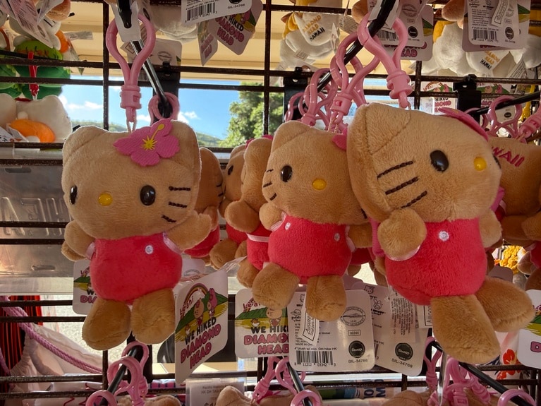 ダイヤモンドヘッド限定のサンリオグッズ。