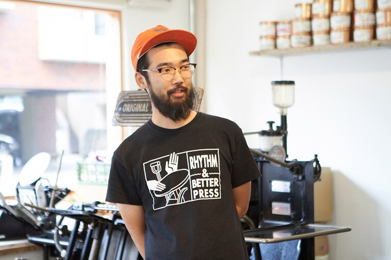 店主 兼 工場長 兼 料理長、宍戸祐樹さん。