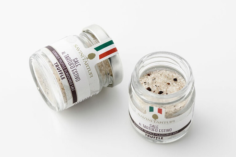 サマートリュフ塩 1,450円(30g)／SAVINI TARTUFI