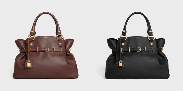 アニタ サプルカーフスキン ミディアム　W42 X H30 X D12 CM　各682,000円（予定価格）。