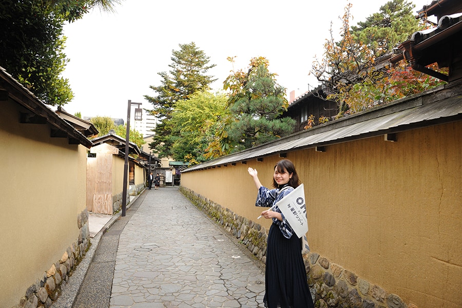 〈金沢片町味わいまっし散歩〉OMOレンジャーの案内で、長町武家屋敷跡界隈を散策（参加無料）。