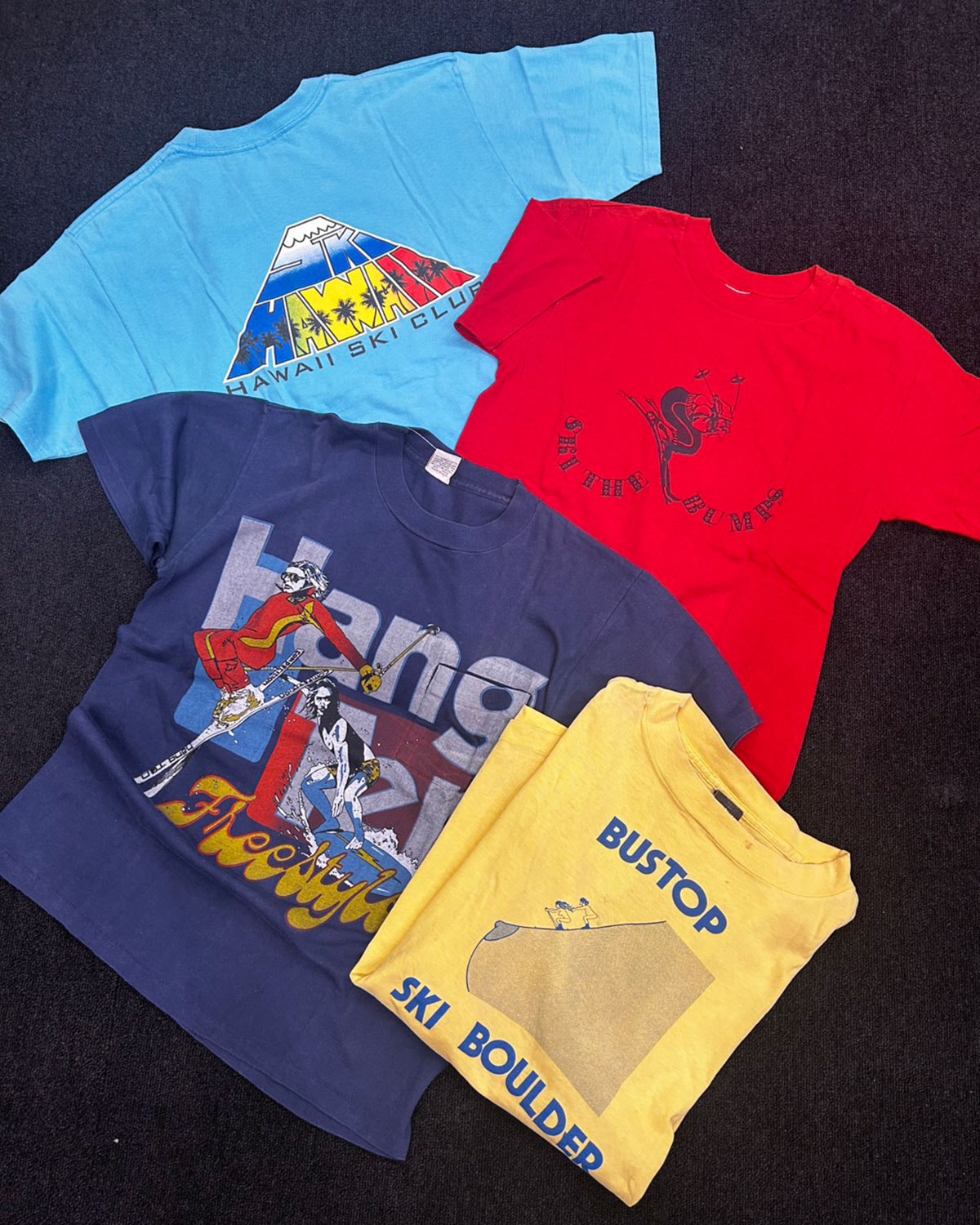 数十枚もの古着Tシャツから、お気に入りの1枚を探してみて。